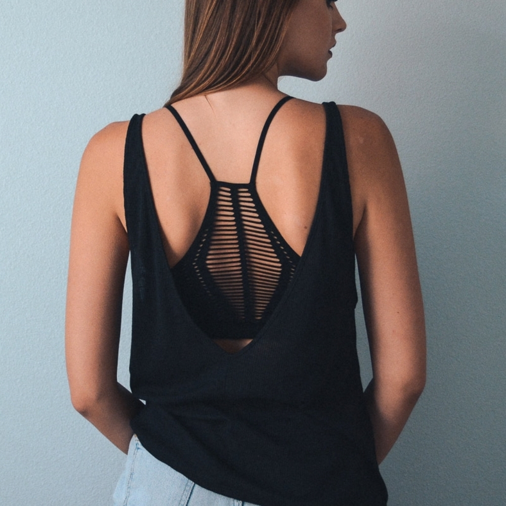 Black bralette